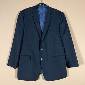 Calvin Klein Mens 100% Wool Black Jacket
